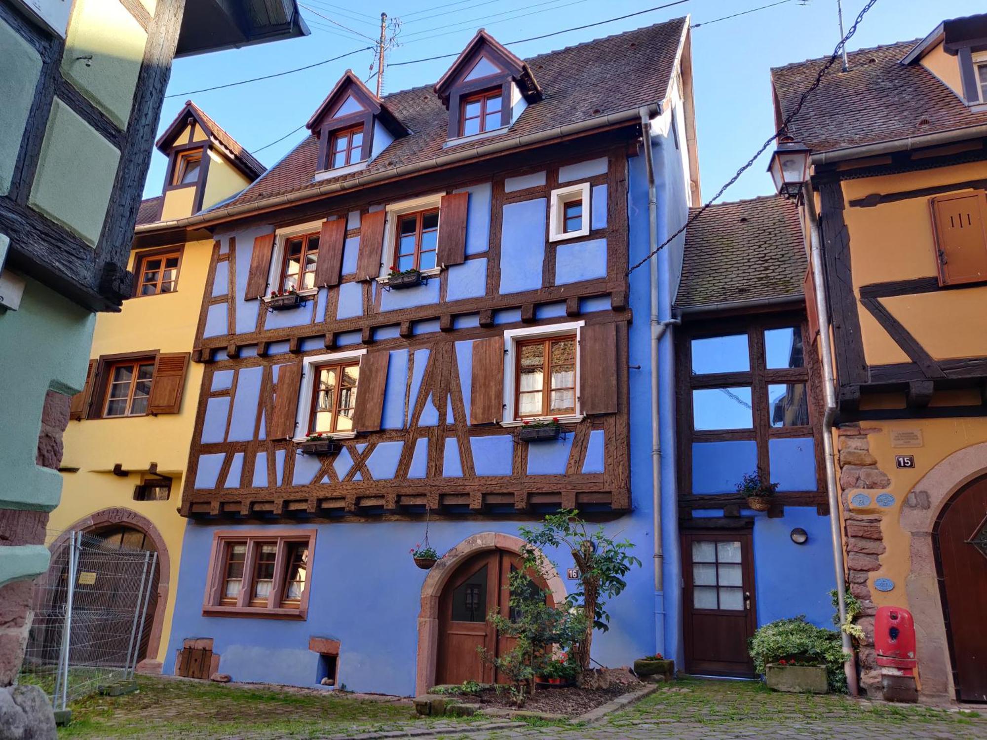 Appartement La Maison Bleue - Historic House In The Heart Of Riquewihr Extérieur photo