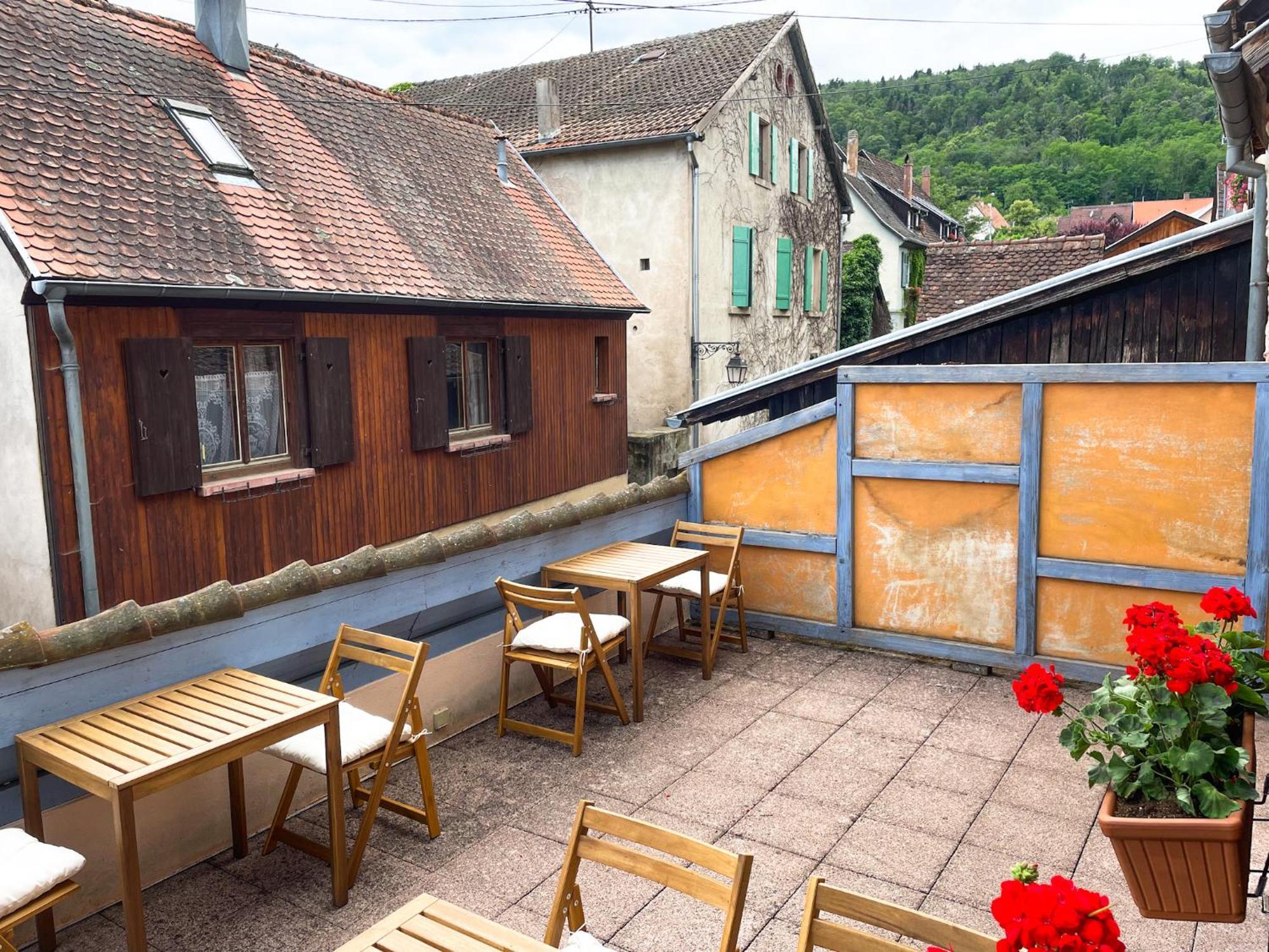 Appartement La Maison Bleue - Historic House In The Heart Of Riquewihr Extérieur photo